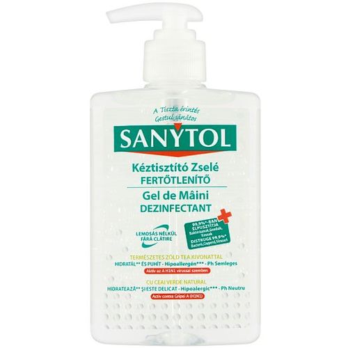 Sanytol antibakterijski i dezinfekcijski gel za ruke 250ml slika 1