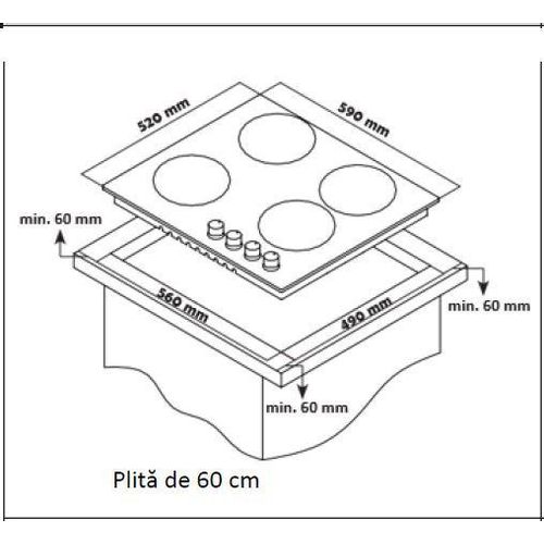 Heinner Ugradbena Plinska Ploča HBH-S584I-IX slika 6