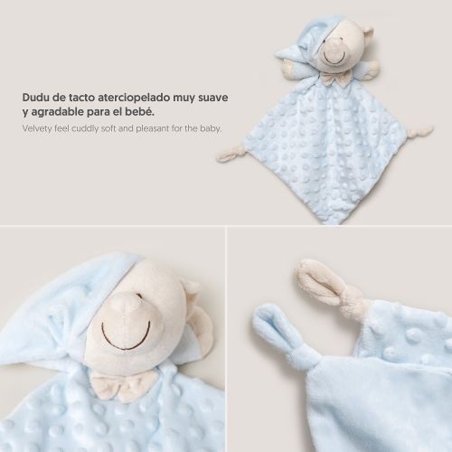 InterBaby set dekica Bubble i tješlica Bear Plavo slika 9