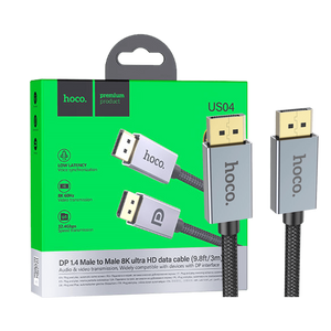 hoco. Kabl display port na display port, US04, 3 met - US04 3M