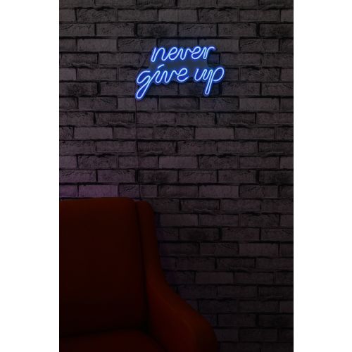 Dekorativna LED svetla 'Never Give Up' - Plava slika 4