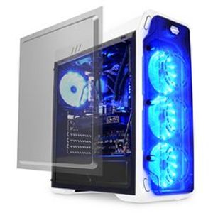 TOWER LC Power Gaming 988W-ON Blue Typhoon White