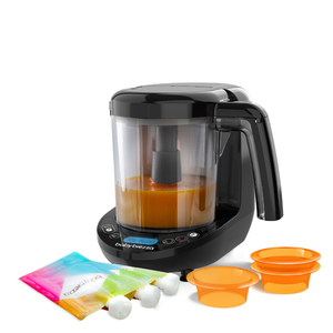 Baby Brezza Kuhalo na paru i mikser Deluxe, Black