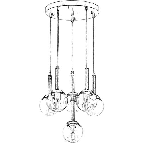 AV-1781-6ET Antiquation Chandelier slika 3