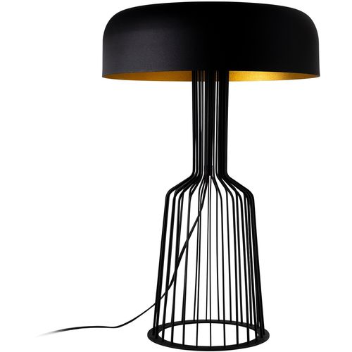 Opviq Stolna lampa STYLE, metalna crno- zlatna promjer 36 cm, visina 57 cm, duljina kabla 200 cm, 2 x E27 40 W, Fellini - MR-123 slika 3