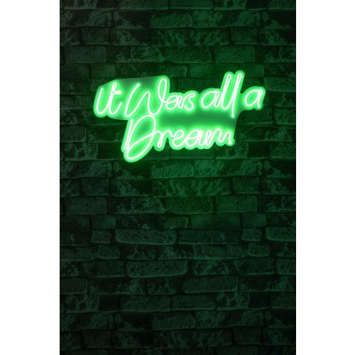 Wallity Ukrasna plastična LED rasvjeta, It was all a Dream - Green slika 2