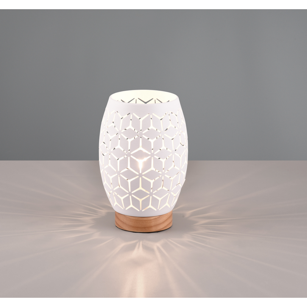 BIDAR-1 STOLNA LAMPA BIJELO MAT 1XE27 slika 1