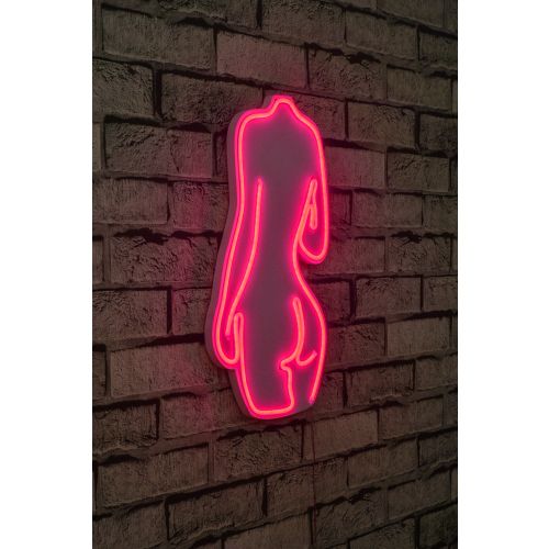 Wallity Ukrasna plastična LED rasvjeta, Sexy Woman - Pink slika 1