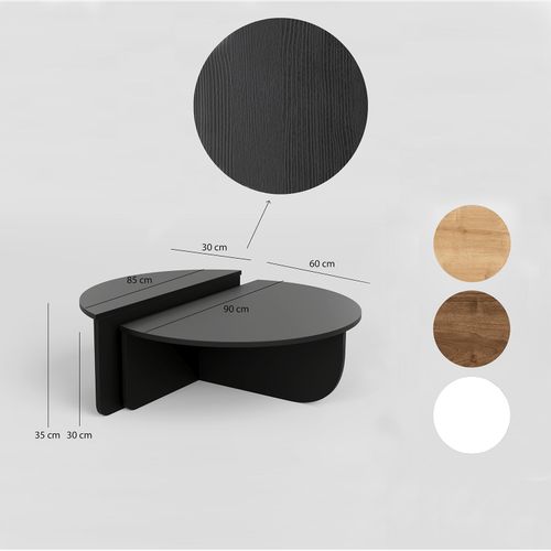 Podium - Black Black Coffee Table slika 5