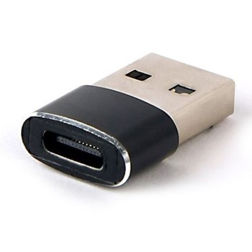 A-USB2-AMCF-02 Gembird USB AM to Type-C female adapter, black (ALT.CCP-USB3-AMCM-0M) FO slika 3