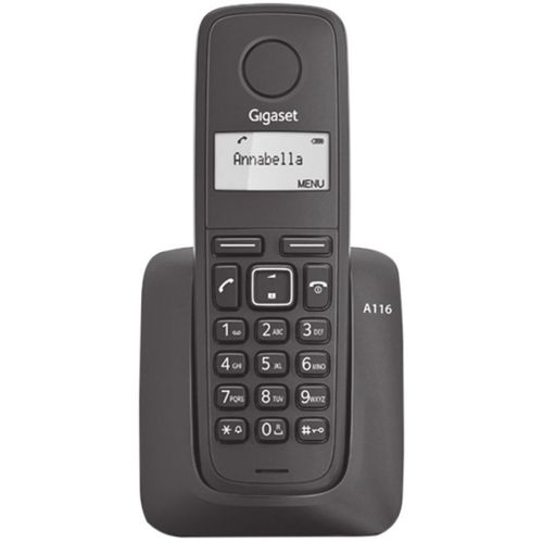 Gigaset A116 bezicni fiksni telefon black slika 1