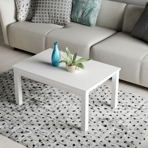 Loris - White White Coffee Table slika 1