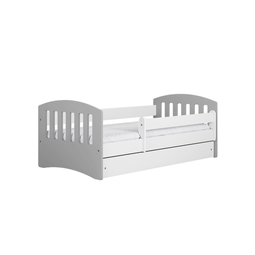Drveni dječji krevet Classic s ladicom - sivi - 180*80cm slika 2