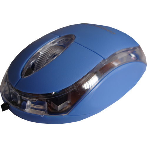 Connect XL Miš optički,  800dpi, USB, plava boja - CXL-M100BU slika 3