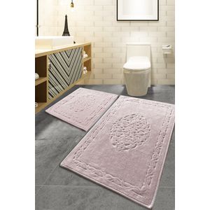 Elite - Powder Multicolor Bathmat Set (2 Pieces)