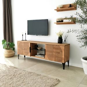 Lidya - Oak Oak TV Unit