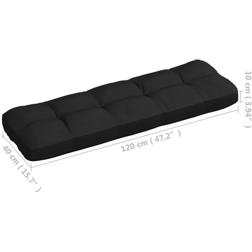 Jastuci za sofu od paleta 5 kom crni slika 27