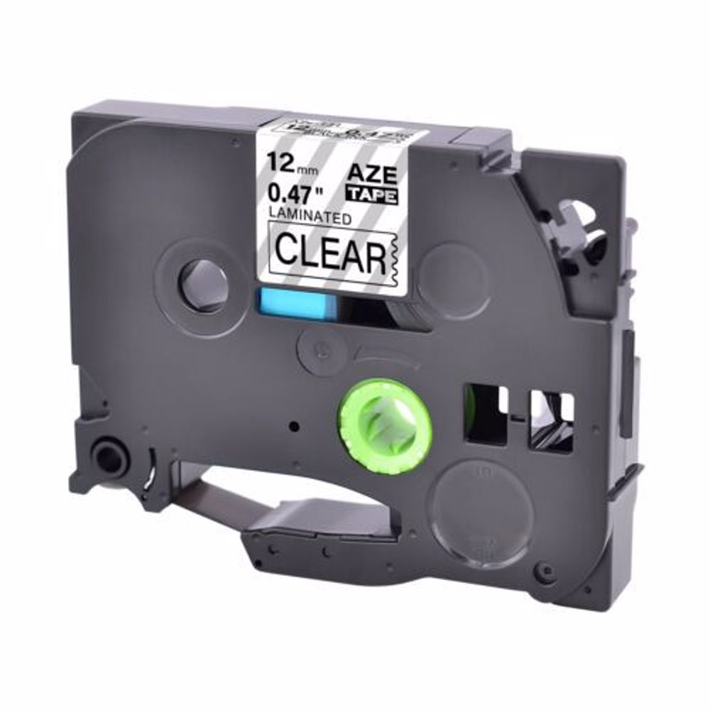 POT TRAKA TZE131 12mm crno na prozirno slika 1