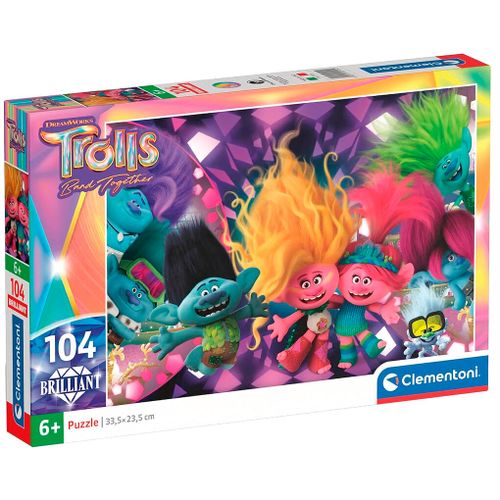 Trolls puzzle 104pcs slika 2