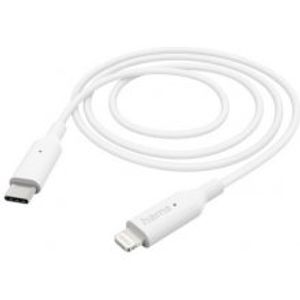 Hama kabl USB-C na Lightning, 1m, beli, 480 Mbit/s