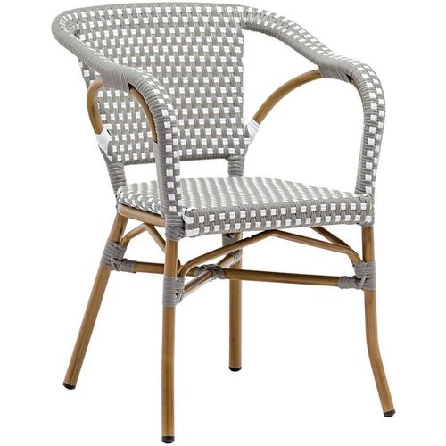 Floriane Garden Vrtna stolica, siva bijela boja, Oasis - Grey, White slika 2
