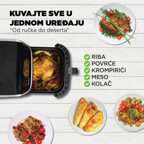 Friteza na Vruć vazduh Rosmarino Infinity XL PRO II - 5,5 L slika 5