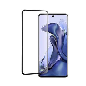 Mocolo 3D zakrivljeno potpuno ljepljivo staklo za Xiaomi 11T/11T Pro, crno