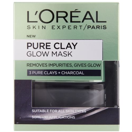 L'Oreal Paris Pure Clay Glow maska za lice sa efekat blistavijeg tena 50ml slika 1