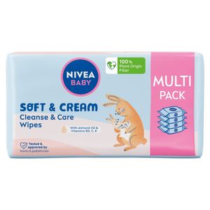 NIVEA Baby Soft & Cream maramice 4x57 kom 