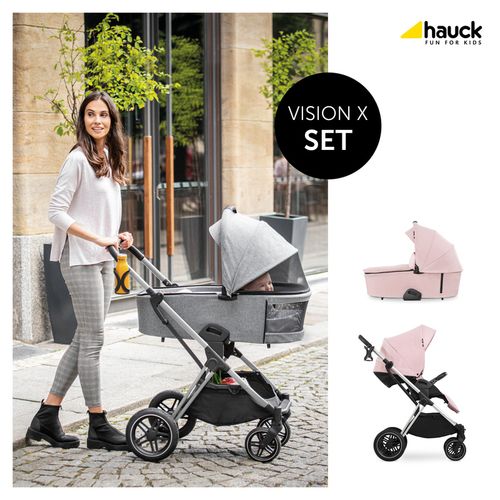 Hauck kolica Vision X Set - Melange Rose  slika 4