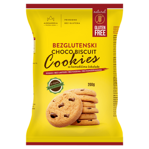 Aleksandrija Choco cookies bez glutena 200g