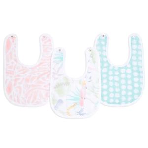 aden+anais® essentials 3 dijelni komplet pamučnih podbradnjaka tropicalia