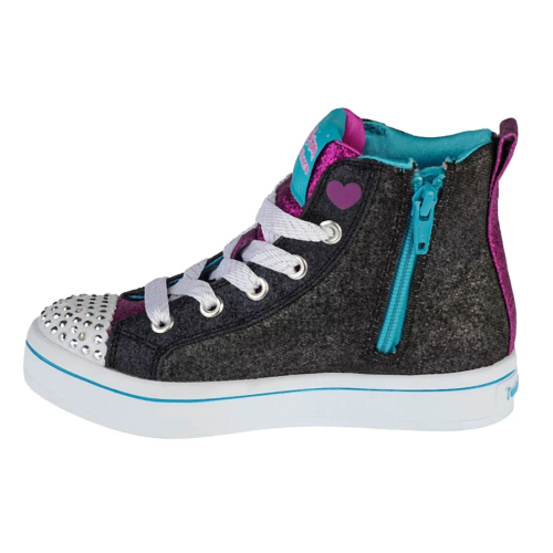 Skechers Twi-Lites Patch Cuties Dječje Tenisice - Siva slika 6