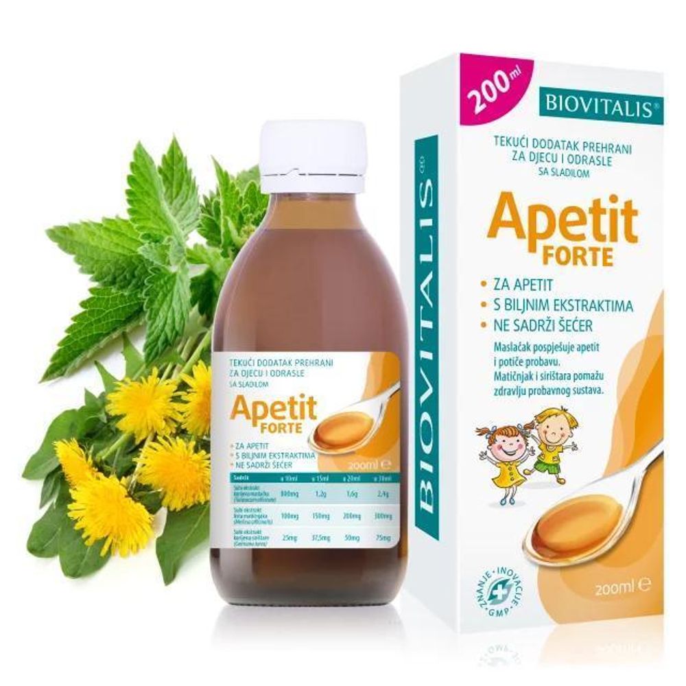 APETIT FORTE SIRUP 200 ML slika 1