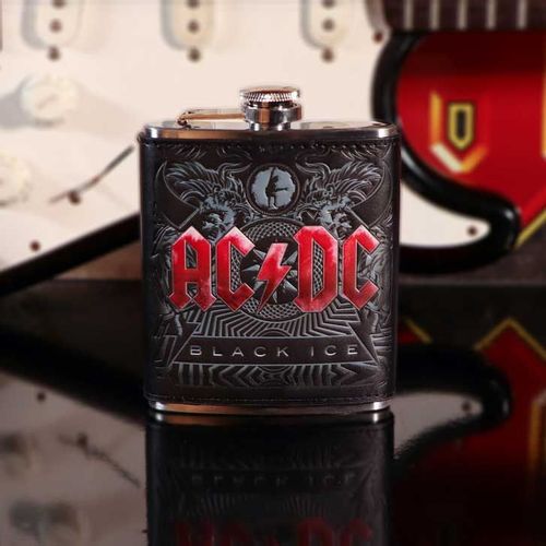 NEMESIS NOW ACDC BLACK ICE HIP FLASK slika 5