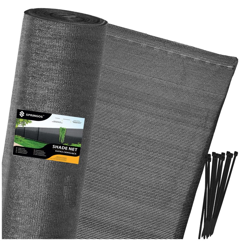 Mrežasta sjena SN0066 – svijetlo antracit 140 gsm 1,2 × 25 m (100 traka) slika 2