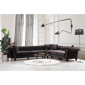 Atelier Del Sofa Kutna garnitura BOGART CORNER, desna, smeđa, Bogart Corner Right 3R-C-L2 Brown