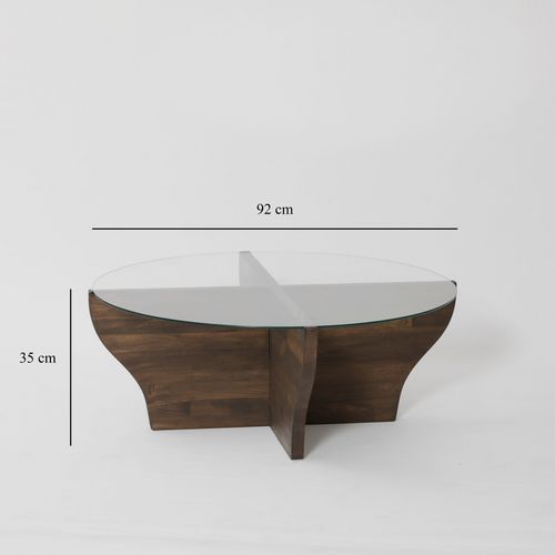 Amphora - Walnut Walnut Coffee Table slika 6