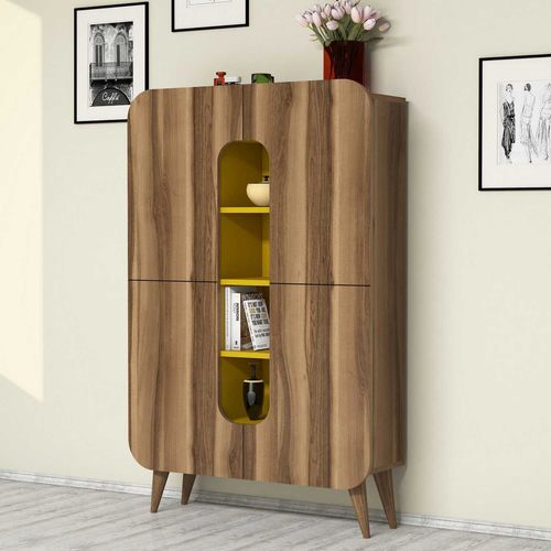 Mine - Walnut, Yellow Walnut
Yellow Multi Purpose Cabinet slika 2