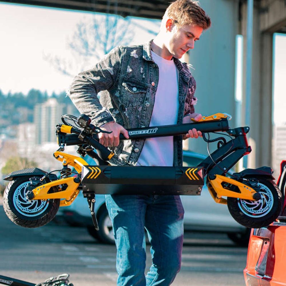 Električni romobil VSETT10+ 60V20.8Ah,  2x1400W, 80km/h slika 15