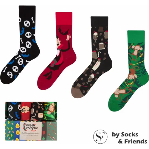 Socks & Friends Set Čarapa 4/1 Scary and Goofy slika 2