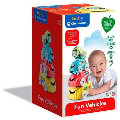 Clementoni Fun Vehicles - Vozila Baby piramida slika 1