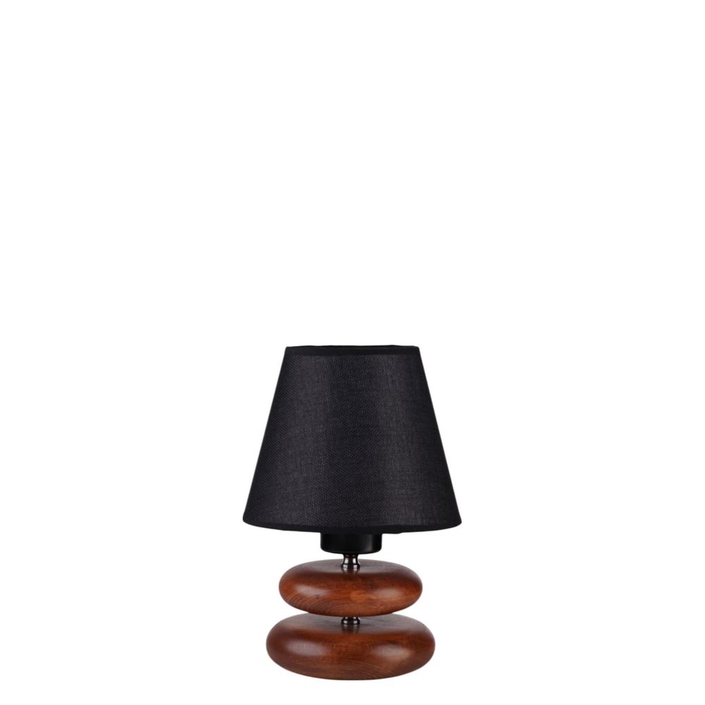 Opviq Stolna lampa 903, crna, orah slika 4