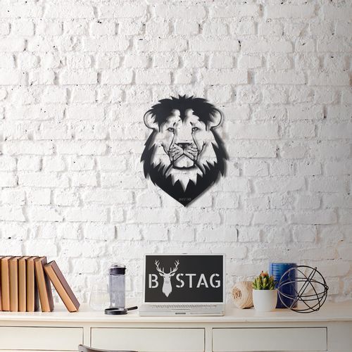 Wallity Metalna zidna dekoracija, Lion Head slika 5