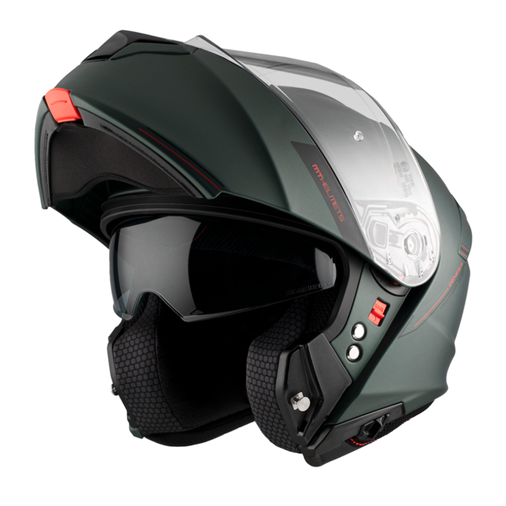 MT Helmets vizir za moto kacigu Genesis SV Solid A6 Matt Green slika 2