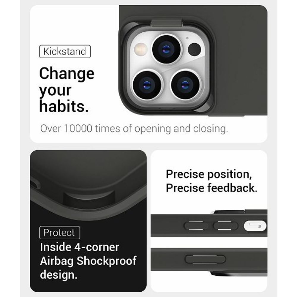 MM TPU IPHONE 15 PLUS - DROP-PROOF CAPSULE grafit slika 3