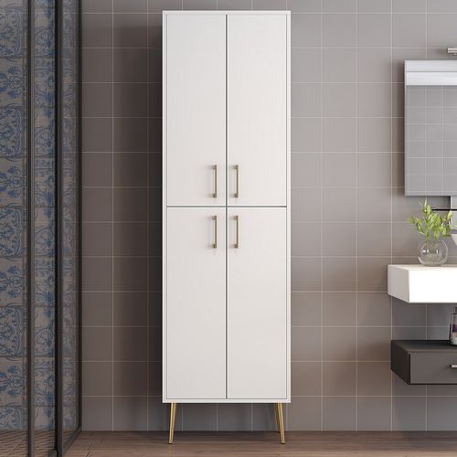 Berlin A - White, Gold White
Gold Multi Purpose Cabinet slika 2