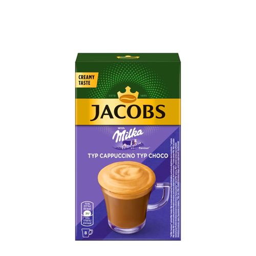 Jacobs kafa Cappuccino Milka 8x15,8g kutija slika 1