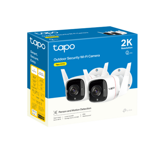 TP-link vanjska Wi-Fi sigurnosna kamera Tapo C310P2 V2 - set od 2 komada slika 3