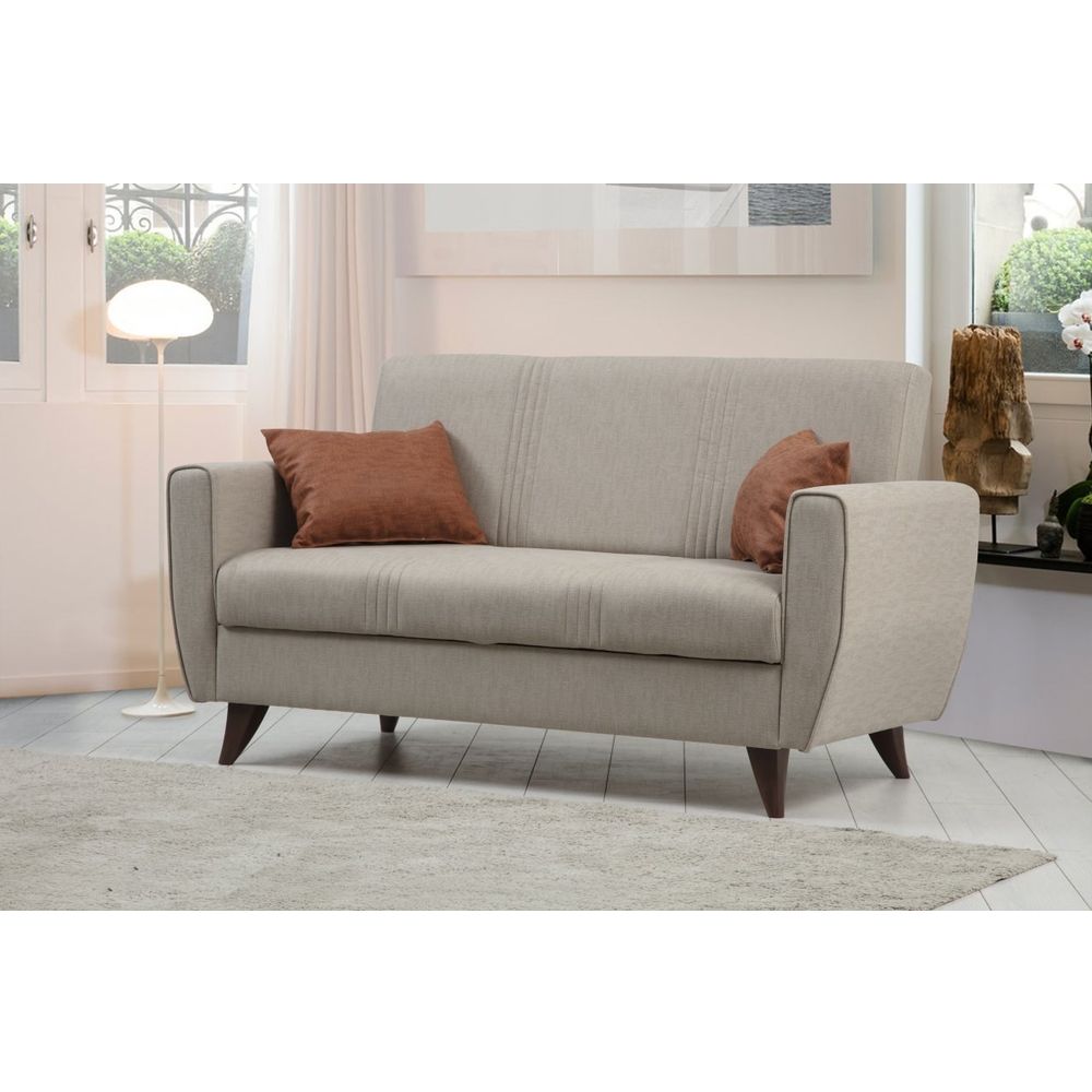Zaden - Bež Sofa na Razvlačenje za Dva Osobe slika 1